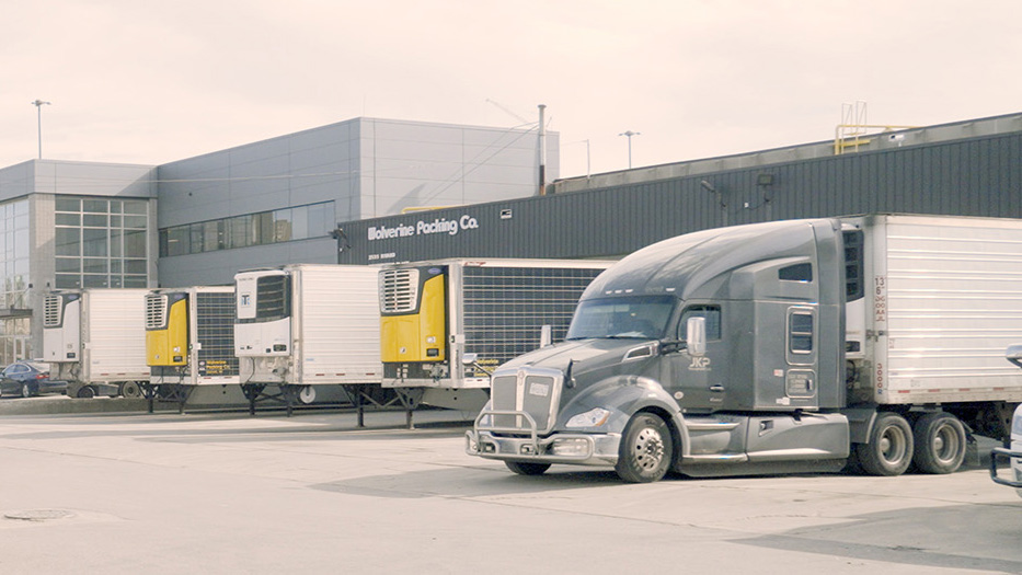 Wolverine Co. truck depot